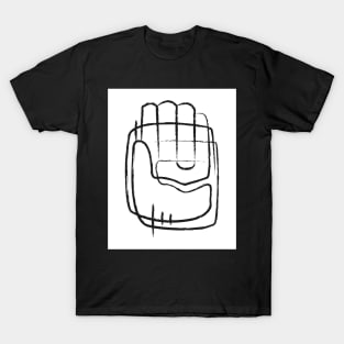 Human hand abstract illustration T-Shirt